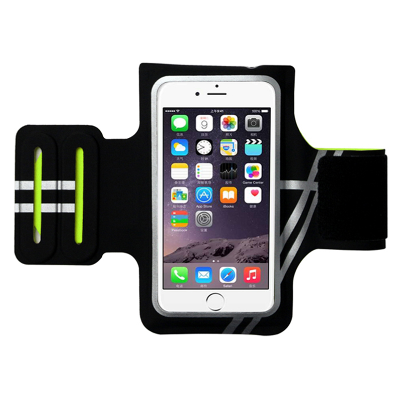 Green Running Armband for Smart Phone