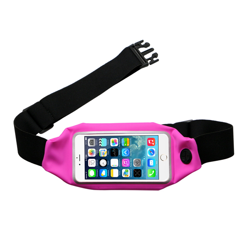 Cheap Model Rose Pink Sport Waterproof Touch Screen Cell Phone Bag for Running