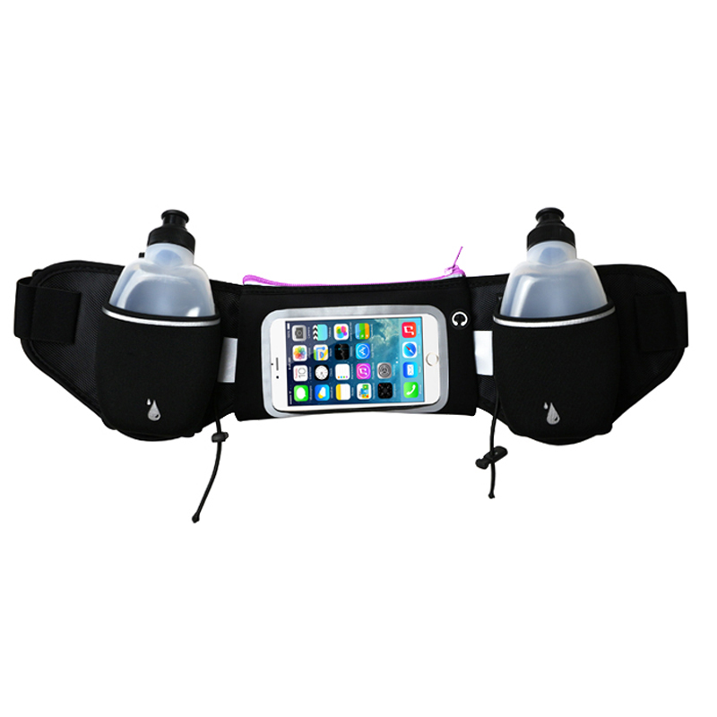 Newest Waterproof Lycra Hydration Outdoor Sports Water Bottle Waist Pack